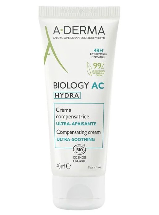 Aderma Biology AC Hydra Crème Compensatrice Ultra-Apaisante 40ml